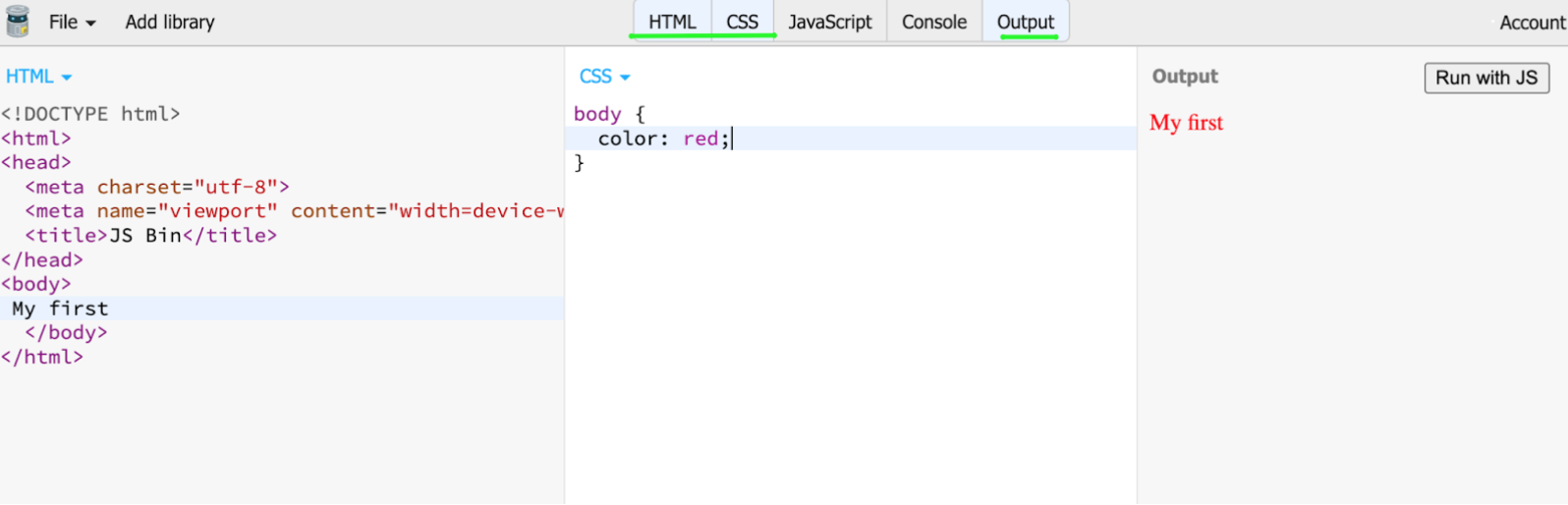 Tabs